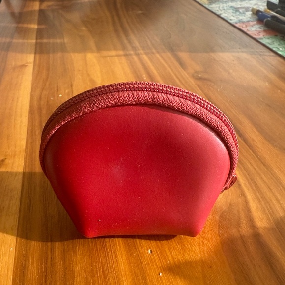 Mini Red Furla Pouch / Change Purse - Picture 3 of 4